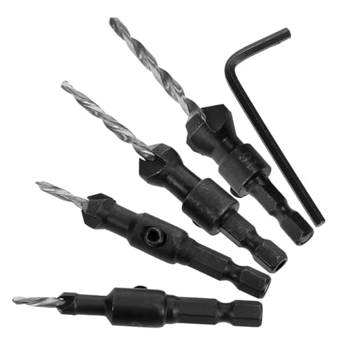Lurrose 1Satz Holzbearbeitungsbohrer Teiliges Hexagon Bohrer Für Holzspalter Und Metallbohrer Für Präzises Arbeiten Und Effiziente Holzbearbeitung von Lurrose