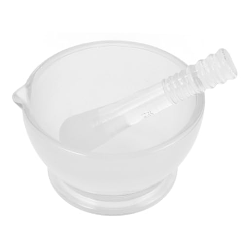 Lurrose 1Satz Stößel Bruchsichere Mörserschale Robustem mit Rutschfestem Ergonomisches Design für Einfaches Mahlen von Lurrose