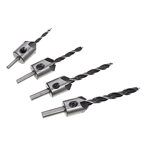 Lurrose 1Satz Teiliges Holzbohrer Hochgeschwindigkeitsstahl Countersink Bohrer Für Präzise Holzbearbeitung Schraubenschlüssel DIY Projekte Und Professionelle Lurrose 1Satz Teiliges Holzbohrer Hochgeschwindigkeitsstahl Countersink Bohrer Für Präzise Holzbearbeitung Schraubenschlüssel DIY Projekte Und Professionelle von Lurrose