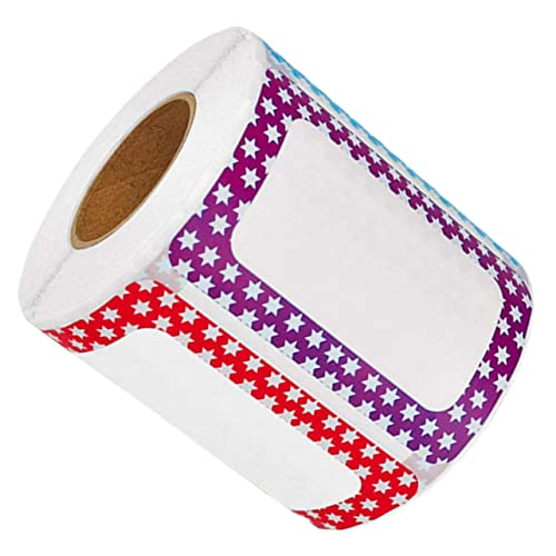 Lurrose 1rolle Rollende Farbkodierte Etiketten Selbstklebende Namens Und Sortieretiketten Für Büro Küche Und Kinderbekleidung Praktische Aufkleber Für Organisation von Lurrose