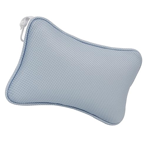 Lurrose 1stück Badewannenkissen Mit Saugnäpfen Netzstoff Ergonomische Kopf Und Nackenstütze rutschfest Für Badewannen Geeignet Blau Lurrose 1stück Badewannenkissen Mit Saugnäpfen Netzstoff Ergonomische Kopf Und Nackenstütze rutschfest Für Badewannen Geeignet Blau von Lurrose