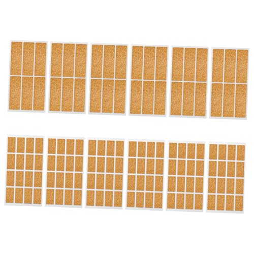 Lurrose 2 Kork Klebrige Noten Klebrige Papier Abnehmbarer Aufbewahrungsanhänger Gefrieretiketten Abnehmbar Etiketten Zur Aufbewahrung Von Lebensmitteln Leere Etiketten Brown Korkenpapier von Lurrose