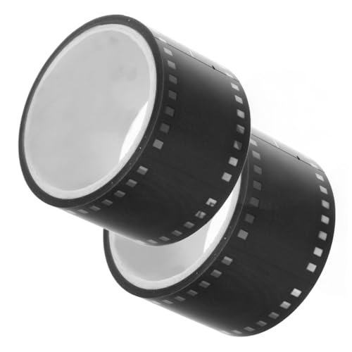 Lurrose 2 Rollen Filmstreifen Dekorband für Scrapbooking und DIY Projekte Einfach Anzuwenden Abnehmbar Dekorative Bastel Klebebänder für Kreative Verschönerungen Lurrose 2 Rollen Filmstreifen Dekorband für Scrapbooking und DIY Projekte Einfach Anzuwenden Abnehmbar Dekorative Bastel Klebebänder für Kreative Verschönerungen von Lurrose