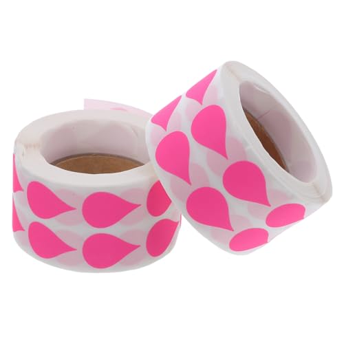 Lurrose 2 Rollen Fluoreszierende Wassertröpfchenförmige Beschreibbare Klebeetiketten Wiederablösbare Kleine Aufkleber für Vorratsgläser Flaschen und Küchenregale Selbstklebende Lurrose 2 Rollen Fluoreszierende Wassertröpfchenförmige Beschreibbare Klebeetiketten Wiederablösbare Kleine Aufkleber für Vorratsgläser Flaschen und Küchenregale Selbstklebende von Lurrose