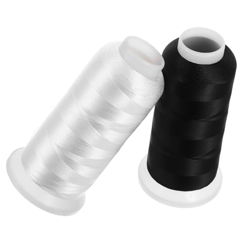 Lurrose 2 Rollen Glattes Polyester Nähgarn für Näh und Quiltprojekte Hochgeschwindigkeits Bobbin Garn für Optimale Ergebnisse Lurrose 2 Rollen Glattes Polyester Nähgarn für Näh und Quiltprojekte Hochgeschwindigkeits Bobbin Garn für Optimale Ergebnisse von Lurrose