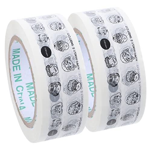 Lurrose 2 Rollen Klebeband Karton Bastelband doppelt Absperrband befestigen Verpackungsband scrapbbok packing tape tapes tapet aufkleber Versandband nachfüllen Packband zum Nachfüllen bopp Lurrose 2 Rollen Klebeband Karton Bastelband doppelt Absperrband befestigen Verpackungsband scrapbbok packing tape tapes tapet aufkleber Versandband nachfüllen Packband zum Nachfüllen bopp von Lurrose