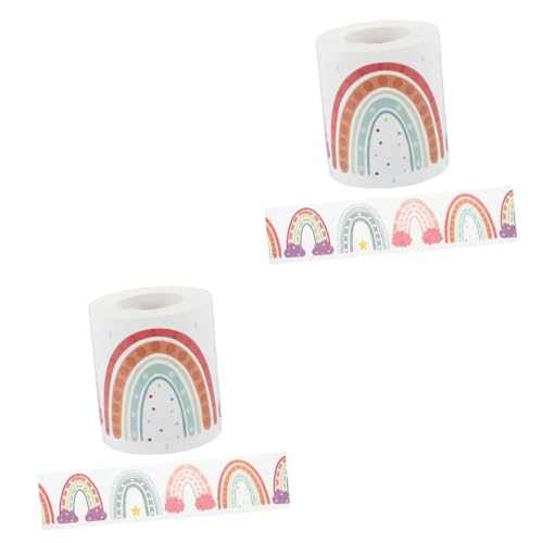 Lurrose 2 Rollen Randaufkleber Regenbogenbrücke Klassenzimmergrenzen Bretter Wand bürodeko büro dekoration Bulletin-Versorgung dekorativer Randaufkleber Aufkleber aus beschichtetem Papier Lurrose 2 Rollen Randaufkleber Regenbogenbrücke Klassenzimmergrenzen Bretter Wand bürodeko büro dekoration Bulletin-Versorgung dekorativer Randaufkleber Aufkleber aus beschichtetem Papier von Lurrose