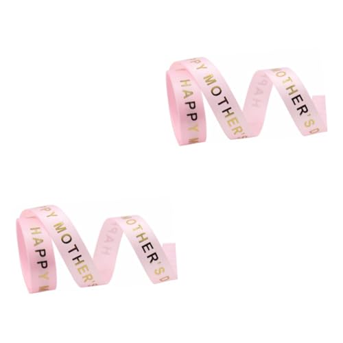 Lurrose 2 Rollen muttertagsband geschenkband pink Rosa Geschenkband Festliches Band für Dekorationen Bänder umwickeln Hutband Babyband Geschenkband zum Muttertag dekoratives Band Polyester Lurrose 2 Rollen muttertagsband geschenkband pink Rosa Geschenkband Festliches Band für Dekorationen Bänder umwickeln Hutband Babyband Geschenkband zum Muttertag dekoratives Band Polyester von Lurrose