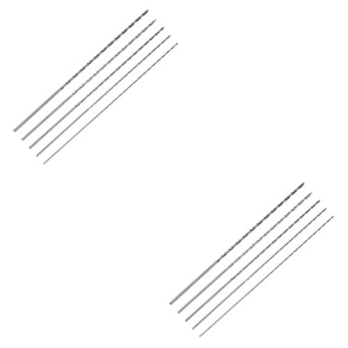 Lurrose 2 Sätze Bohrer-set Hartmetall Breites Bohrer Extra Lange Bohrer Großer Bohrer Schlangenbohrer Hochgeschwindigkeitsstahl Silver 5 Stücke * 2 Lurrose 2 Sätze Bohrer-set Hartmetall Breites Bohrer Extra Lange Bohrer Großer Bohrer Schlangenbohrer Hochgeschwindigkeitsstahl Silver 5 Stücke * 2 von Lurrose