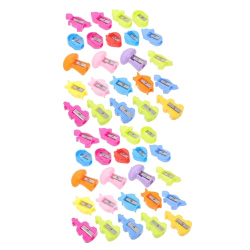 Lurrose 2 Sätze Cartoon Bleistiftspitzer Buntstiftspitzer Tragbarer Bleistiftspitzer Niedlicher Bleistiftspitzer Mini Bleistiftspitzer Leichte Bleistiftspitzer 30 Stück * 2 von Lurrose