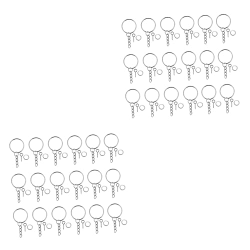 Lurrose 2 Sätze DIY Schlüsselanhänger Werkzeug Schlüsselanhänger Ring Abnehmbare Schlüsselringglieder Schlüsselanhänger Schlüsselringhaken Fester Offener Biegering 150 Stück * 2 Lurrose 2 Sätze DIY Schlüsselanhänger Werkzeug Schlüsselanhänger Ring Abnehmbare Schlüsselringglieder Schlüsselanhänger Schlüsselringhaken Fester Offener Biegering 150 Stück * 2 von Lurrose