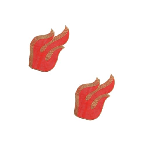 Lurrose 2 Sätze Gestickte Aufnäher Patch Aufnäher Nähen Dekorative Gestickte Applikation Aufnäher Für Kleidung Nähen An Firest Flicken Für Kleidung Flecken Stickgarn Rot 5 Stück * 2 von Lurrose