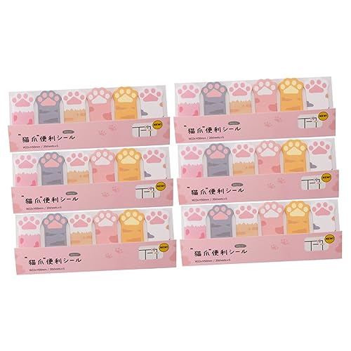 Lurrose 2 Sätze Haftnotiz Pads Post Klebrig Geformt Klebestreifen Klebstoff Tiere Pfotenabdruck Farbig Süßes Stationäres Schüler-notizblöcke Schulseitenmarkierungen Papier 3 Stücke * 2 Lurrose 2 Sätze Haftnotiz Pads Post Klebrig Geformt Klebestreifen Klebstoff Tiere Pfotenabdruck Farbig Süßes Stationäres Schüler-notizblöcke Schulseitenmarkierungen Papier 3 Stücke * 2 von Lurrose