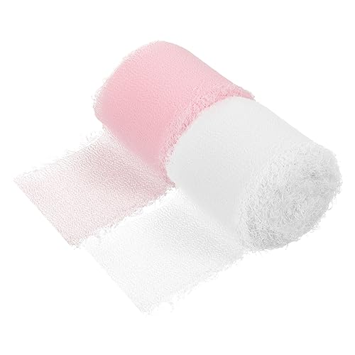 Lurrose 2 Sätze Handgemachtes Chiffon Seidenband Blumenstrauß Geschenkband Schleife Chiffon Stoffstreifen Band Zum Verpacken Bordüre Geschenkband Satinband Fransen 2 Rollen * 2 Lurrose 2 Sätze Handgemachtes Chiffon Seidenband Blumenstrauß Geschenkband Schleife Chiffon Stoffstreifen Band Zum Verpacken Bordüre Geschenkband Satinband Fransen 2 Rollen * 2 von Lurrose
