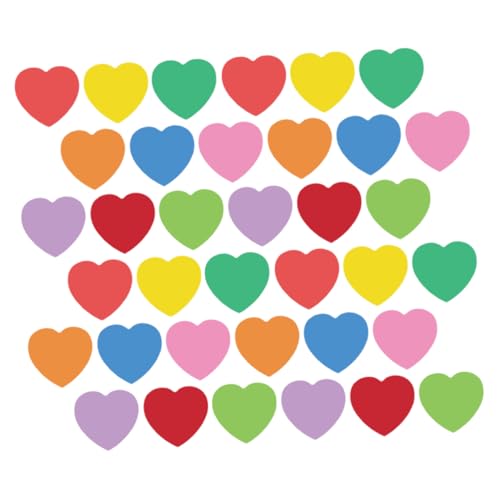 Lurrose 2 Sätze Herzförmige Papierausschnitte Bunte Valentinstags Dekorationen für Diy Bastelprojekte Klassenzimmer Pinnwand Gruppenaktivitäten mit Farben und Klebepunkten Lurrose 2 Sätze Herzförmige Papierausschnitte Bunte Valentinstags Dekorationen für Diy Bastelprojekte Klassenzimmer Pinnwand Gruppenaktivitäten mit Farben und Klebepunkten von Lurrose