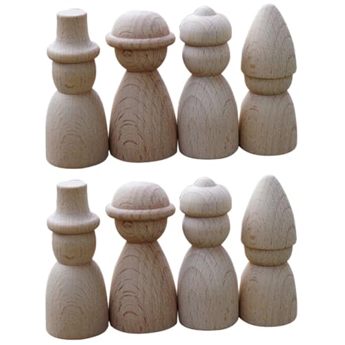 Lurrose 2 Sätze Holzpuppen Diy Bastelset Malbare Holzfiguren Für Kinderzimmerdekoration Kreative Puppen Zum Gestalten Für Bastelprojekte Und Pädagogische Zwecke 4 Stück * 2 Lurrose 2 Sätze Holzpuppen Diy Bastelset Malbare Holzfiguren Für Kinderzimmerdekoration Kreative Puppen Zum Gestalten Für Bastelprojekte Und Pädagogische Zwecke 4 Stück * 2 von Lurrose