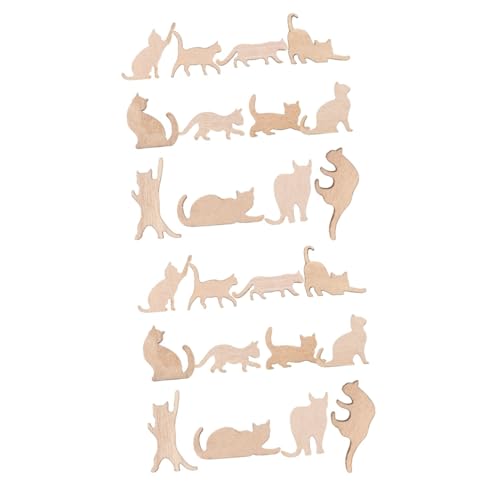 Lurrose 2 Sätze Katzenschmuck Party Leer Katze Halloween-dekorationen Klein Unfertige Tierausschnitte Zarte Ausschnitte Anhänger Bewaldeter Span Graffiti-handwerk Holz Beige 12 Stücke * 2 Lurrose 2 Sätze Katzenschmuck Party Leer Katze Halloween-dekorationen Klein Unfertige Tierausschnitte Zarte Ausschnitte Anhänger Bewaldeter Span Graffiti-handwerk Holz Beige 12 Stücke * 2 von Lurrose