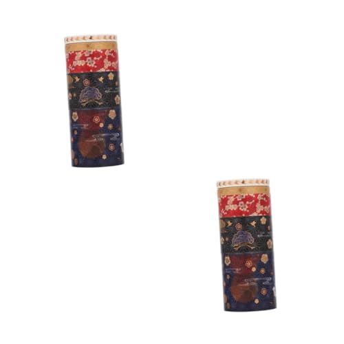 Lurrose 2 Sätze Kran Washi Tape The Washi Tape Bastelzeug Diy-dekoration Dekobänder Sammelklebeband Buntes Klebeband Klebebänder Papier Selber Machen Japanisches Papier 5 Stücke * 2 von Lurrose