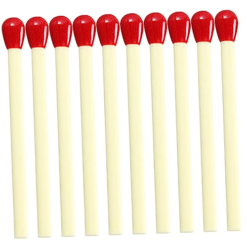 Lurrose 2 Sätze Kugelschreiber Klein Runden Dekorativer Streichholzstift Bezaubernde Schreibstifte Streichholzstifte Aus Kunststoff Dekorative Stifte Yellow Plastik 40 Stück * 2 von Lurrose