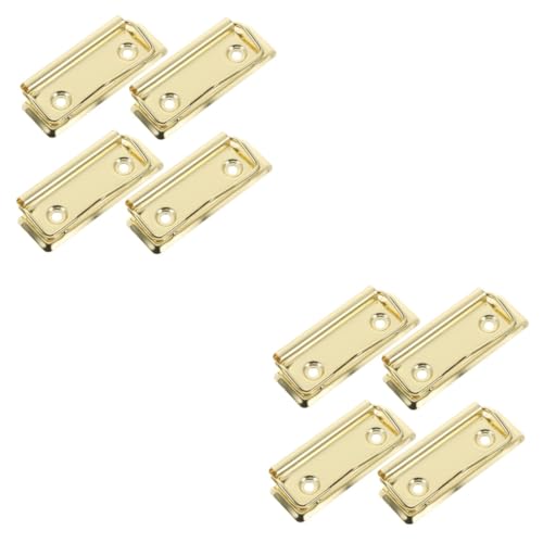 Lurrose 2 Sätze Metall Clipboards Robuste Clips Für Dokumente Kreative Büroklammern Für Papieraufbewahrung Vielseitig Einsetzbar Für Notizen Snacks Für Zuhause Und Büro 4 Stücke * 2 von Lurrose