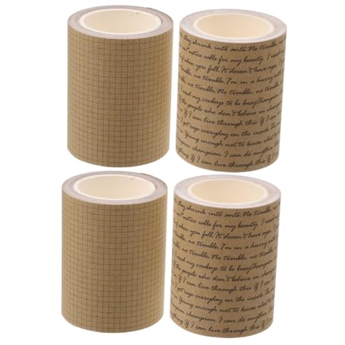 Lurrose 2 Sätze Milchband Dekorativ Wiederverwendbar Klebeband Bastelmaterial Vintage Klebeband Vintage Dekoration Klebebänder Bastelband Scrapbook-bänder Kraftpapier 2 Rollen * 2 Lurrose 2 Sätze Milchband Dekorativ Wiederverwendbar Klebeband Bastelmaterial Vintage Klebeband Vintage Dekoration Klebebänder Bastelband Scrapbook-bänder Kraftpapier 2 Rollen * 2 von Lurrose