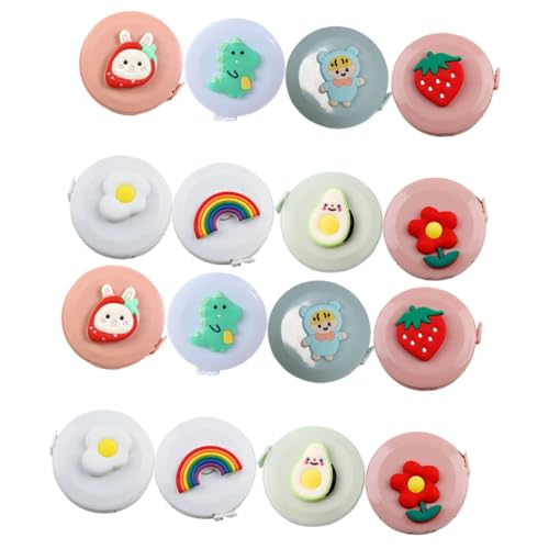 Lurrose 2 Sätze Mini Cartoon Maßband Teilig Einziehbares Maßband Für Körpermessungen Für Nähen Schüler Und Diy Projekte Praktisch Und Vielseitig 8 Stück * 2 von Lurrose