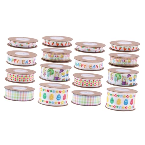 Lurrose 2 Sätze Osterei-band Geschenkband Rosa Satinband Bunt Schleife Gold Ostergeschenk Verpackung Ostergeschenkverpackung Wickelband Band Für Die Osterdekoration Polyester 8 Rollen * 2 Lurrose 2 Sätze Osterei-band Geschenkband Rosa Satinband Bunt Schleife Gold Ostergeschenk Verpackung Ostergeschenkverpackung Wickelband Band Für Die Osterdekoration Polyester 8 Rollen * 2 von Lurrose