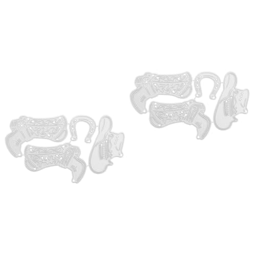 Lurrose 2 Sätze Prägefolder für die Kartenherstellung ausstechplatte cutter messser Schnitte stirbt für die Kartenherstellung Stiefel stollenform Formen zum Basteln aus Papier Stanzformen Lurrose 2 Sätze Prägefolder für die Kartenherstellung ausstechplatte cutter messser Schnitte stirbt für die Kartenherstellung Stiefel stollenform Formen zum Basteln aus Papier Stanzformen von Lurrose