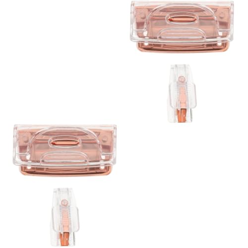 Lurrose 2 Sätze Rosegold Locher Hefter Tragbarer Paper Puncher Multifunktionaler Heftentferner für Büro und Diy Projekte Lurrose 2 Sätze Rosegold Locher Hefter Tragbarer Paper Puncher Multifunktionaler Heftentferner für Büro und Diy Projekte von Lurrose
