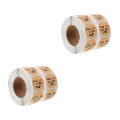 Lurrose 2 Sätze Runde Aufkleber Etikett Partyaufkleber Snackaufkleber Uv Kreis Backsiegelaufkleber Aufkleber Zum Verschließen Von Briefumschlägen Kraftpapier Brown 2 Rollen * 2 Lurrose 2 Sätze Runde Aufkleber Etikett Partyaufkleber Snackaufkleber Uv Kreis Backsiegelaufkleber Aufkleber Zum Verschließen Von Briefumschlägen Kraftpapier Brown 2 Rollen * 2 von Lurrose