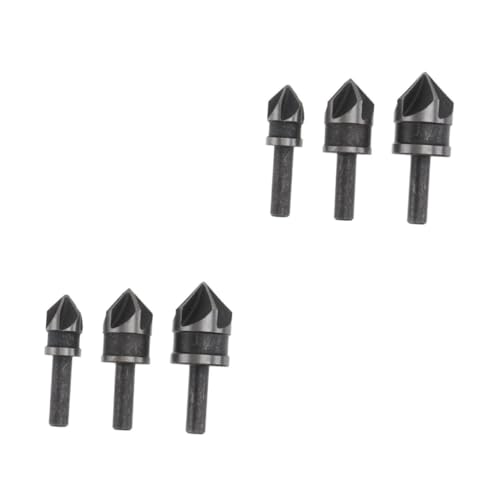 Lurrose 2 Sätze Runde Griff Holzbearbeitung Fase Countersink Kammernbohrer Holzbeschaffung Bohrbohrung Lochöffner Schrägloch -kammern Stahl Mit Hohem Kohlenstoffgehalt Schwarz 3 Stücke * 2 Lurrose 2 Sätze Runde Griff Holzbearbeitung Fase Countersink Kammernbohrer Holzbeschaffung Bohrbohrung Lochöffner Schrägloch -kammern Stahl Mit Hohem Kohlenstoffgehalt Schwarz 3 Stücke * 2 von Lurrose