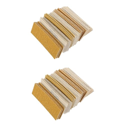 Lurrose 2 Sätze Schleifpapier Beflocken Streugut Schleifen Schleifpapier-sortiment Mikrodetail Schleifpapier Kit Verschiedene Sandpapier Fortschrittliche Beschichtung Gelb 60 Blätter * 2 Lurrose 2 Sätze Schleifpapier Beflocken Streugut Schleifen Schleifpapier-sortiment Mikrodetail Schleifpapier Kit Verschiedene Sandpapier Fortschrittliche Beschichtung Gelb 60 Blätter * 2 von Lurrose