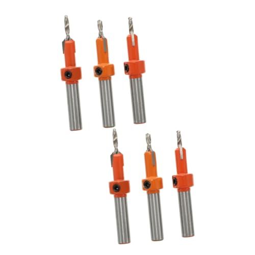 Lurrose 2 Sätze Senkbohrer Versenken Bohren Granit Loch Gegenversinken Kernbohrer Anfasfräser Fasenbohrwerkzeug Kegelbohrer Spiralbohrer Hochgeschwindigkeitsstahl Orange 3 Stück * 2 Lurrose 2 Sätze Senkbohrer Versenken Bohren Granit Loch Gegenversinken Kernbohrer Anfasfräser Fasenbohrwerkzeug Kegelbohrer Spiralbohrer Hochgeschwindigkeitsstahl Orange 3 Stück * 2 von Lurrose