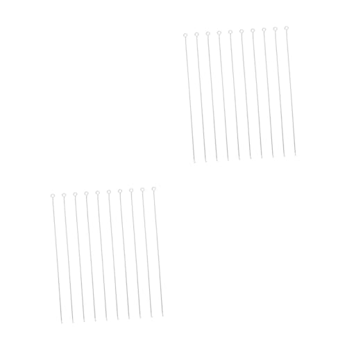 Lurrose 2 Sätze Teiliges Set Bead Werkzeuge Diy Perlenhaken Für Handarbeiten Und Schmuckherstellung Praktische Perlen Nadeln Für Effizientes Arbeiten 10 Stück * 2 von Lurrose