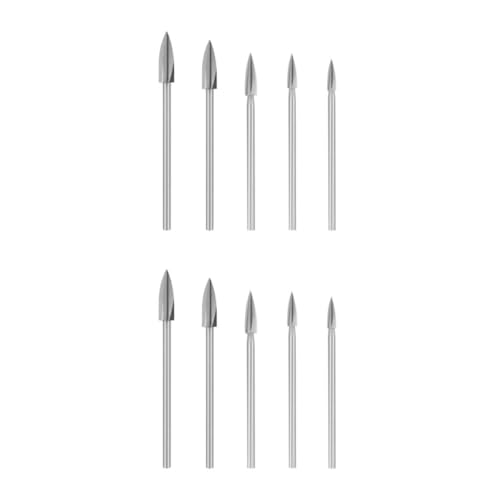 Lurrose 2 Sätze Teiliges Set Gravurbohrer Für Rotationswerkzeuge Holzschnitzwerkzeuge Für Diy Holzgravur Modellbau Und Mehr Kompatibel Mit Meisten Rotationswerkzeugen 5 Stücke * 2 Lurrose 2 Sätze Teiliges Set Gravurbohrer Für Rotationswerkzeuge Holzschnitzwerkzeuge Für Diy Holzgravur Modellbau Und Mehr Kompatibel Mit Meisten Rotationswerkzeugen 5 Stücke * 2 von Lurrose