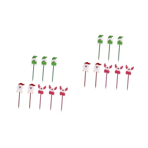 Lurrose 2 Sätze Teiliges Weihnachts Kugelschreiber Lustige Schreibstifte Für Schreibwaren Weihnachtsgeschenke Und Schulbedarf 8 Stücke * 2 Lurrose 2 Sätze Teiliges Weihnachts Kugelschreiber Lustige Schreibstifte Für Schreibwaren Weihnachtsgeschenke Und Schulbedarf 8 Stücke * 2 von Lurrose