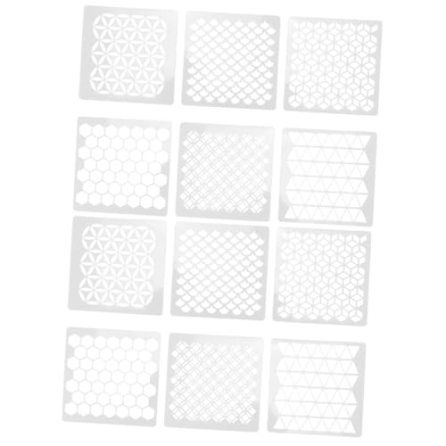 Lurrose 2 Sätze Wandmalerei-vorlage Schablone Für Wandmalerei Vorlage Malvorlagentafel Weiß 6 Stücke * 2 Lurrose 2 Sätze Wandmalerei-vorlage Schablone Für Wandmalerei Vorlage Malvorlagentafel Weiß 6 Stücke * 2 von Lurrose