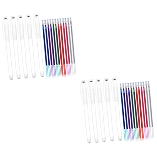 Lurrose 2 Sätze Wasserlösliche Stoffmarker für Quilter Mischfarben Stifthülsen Leicht Abwischbar für Präzise Markierungen und Anpassungen ohne Stoffen zu Hinterlassen von Lurrose