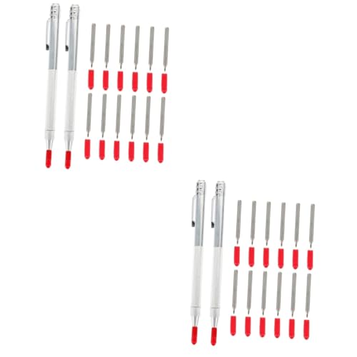 Lurrose 2 Sets Liner Stift Ätzen Scribe Gravur Marker Werkzeug Graveur Kennzeichnung Gravierten Stift Metall Stift Aluminium Legierung von Lurrose