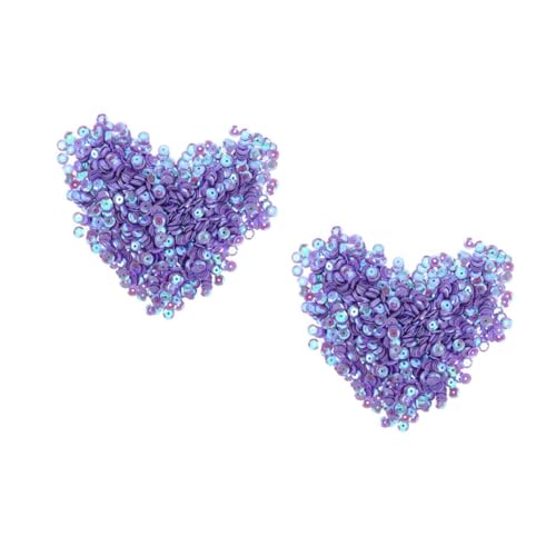Lurrose 2 Stück 1 Dekorationsmaterialien mit Pailletten klobiger Glitzer Nähen Pailletten zum Basteln Hotfix farbig Pailletten für Bekleidung dekorative Pailletten DIY-Dekore Acryl Violet Lurrose 2 Stück 1 Dekorationsmaterialien mit Pailletten klobiger Glitzer Nähen Pailletten zum Basteln Hotfix farbig Pailletten für Bekleidung dekorative Pailletten DIY-Dekore Acryl Violet von Lurrose