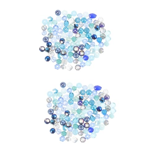 Lurrose 2 Stück 1 Schmuck Bausätze Reize Perlen Für Die Herstellung Von Armbändern Armband Herstellung Kit Perlen Diy-perlen Diy Ohrringe Perlen Kleine Perlen Spacer Perlen Blue Acryl von Lurrose
