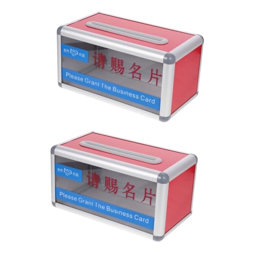 Lurrose 2 Stück Aufbewahrungsbox für Karten visitenkarten halterung visitenkarten aufbewahrung box Sammlung tragbar Tipp Bequemer Kartenhalter Visitenkarten-Display Aluminiumlegierung Lurrose 2 Stück Aufbewahrungsbox für Karten visitenkarten halterung visitenkarten aufbewahrung box Sammlung tragbar Tipp Bequemer Kartenhalter Visitenkarten-Display Aluminiumlegierung von Lurrose
