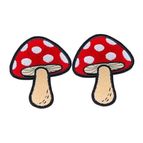 Lurrose 2 Stück Aufbügelbare Pilz Aufnäher Cartoon Stickerei Patches für Kleidung Jeans Rucksäcke Diy Applikationen Ohne Nähen Einfach Anzubringen Lurrose 2 Stück Aufbügelbare Pilz Aufnäher Cartoon Stickerei Patches für Kleidung Jeans Rucksäcke Diy Applikationen Ohne Nähen Einfach Anzubringen von Lurrose