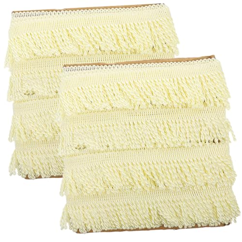 Lurrose 2 Stück Bart Seil Vorhänge Vorhang Polster Basteln nähen bastelmaterial bastel materialien sewing accessories Gardinenleiste selber machen dekorative Gardinenleiste Polyestergarn von Lurrose