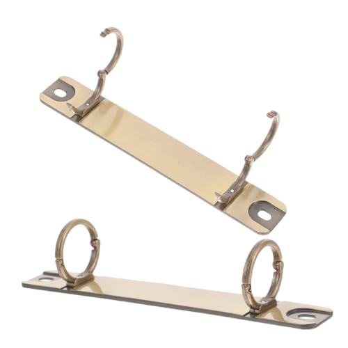 Lurrose 2 Stück Binderverschluss Metall Binder Ringbuch Zubehör Praktische Binder Ablage Ringe Stabiler Binder kleine Heftklammern Buchrückeneinlage DIY -Bindung Ordnerrücken Zinklegierung Lurrose 2 Stück Binderverschluss Metall Binder Ringbuch Zubehör Praktische Binder Ablage Ringe Stabiler Binder kleine Heftklammern Buchrückeneinlage DIY -Bindung Ordnerrücken Zinklegierung von Lurrose