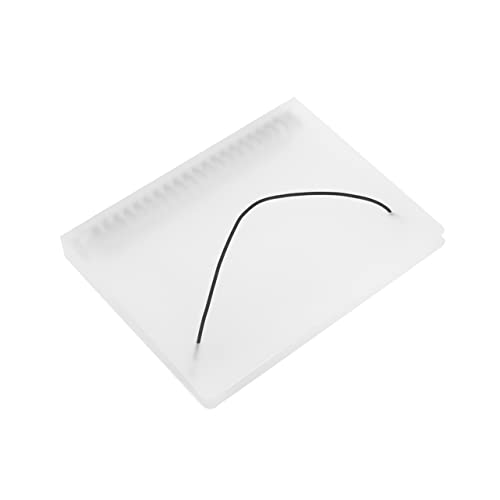 Lurrose 2 Stück Datei Zwischenablage Loseblattordner transparenter Ordner klares Vinyl Ordner aus Papier Papierbinder aktenkoffer aktentaschen caakg schnellhefter Papierhalter Klemmbrett von Lurrose