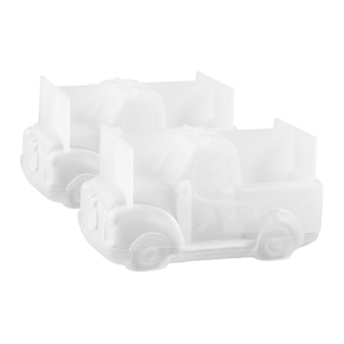 Lurrose 2 Stück Einzigartige Design Gießformen für Kunstharz Gips und Kerzen Einfaches Lösen für Auto und Wohnraumdekoration von Lurrose