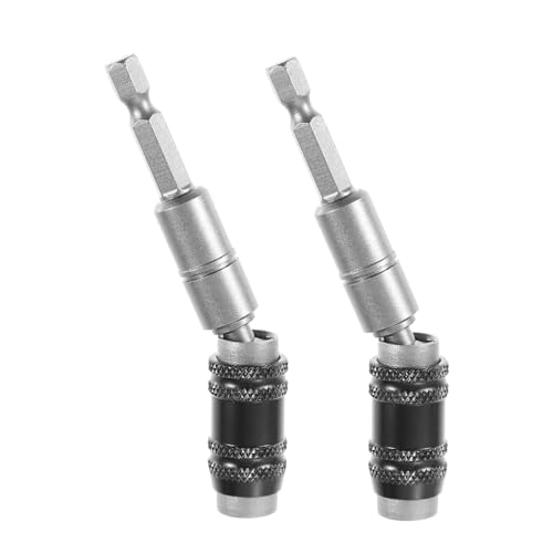 Lurrose 2 Stück Electric Bohrer Treiberverlängerungsstange Flexibel Halter für Schraubendreher-Bits Bithalter für Bohrer schwenkbarer Bithalter Bohrerhalter Stahl Black Lurrose 2 Stück Electric Bohrer Treiberverlängerungsstange Flexibel Halter für Schraubendreher-Bits Bithalter für Bohrer schwenkbarer Bithalter Bohrerhalter Stahl Black von Lurrose
