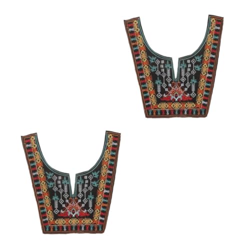 Lurrose 2 Stück Gestickte Aufnäher Für Bekleidungsstücke Dekoration Kleid Diy-patch Dekorative Patches Stickereiapplikationen Kleine Nähflicken Praktische Mantelflicken Patches Nähen Stoff von Lurrose