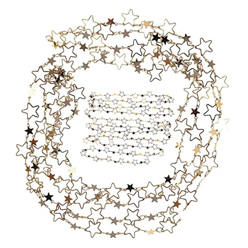 Lurrose 2 Stück Handkette lose Kette Perlen Bausatz Edelstein Tour Herstellung Crimpen Fußkettchen DIY Kette Bastelkette selber machen schmuck DIY kette Kettenverlängerung Kupfer Golden von Lurrose
